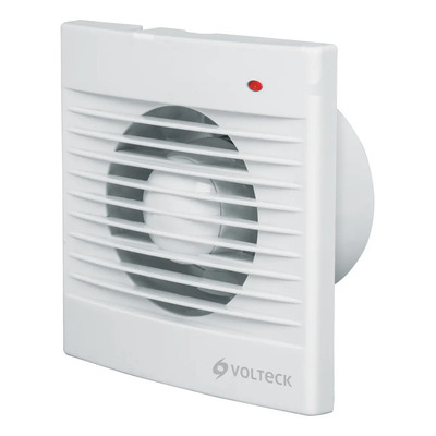 Extractor De Aire 4'' para baño o cocina Blanco Volteck EXA-4B | Meses sin interés