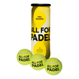 Bolas Pelotas De Padel adidas All For Padel Pro Bounce