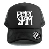 Gorras Trucker Pearl Jam Logo Remeras Estampadas Canibal