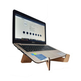 Soporte Atril Notebook Compu Madera Base Computadora Regalos