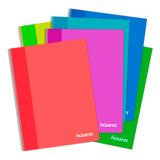 Cuaderno 16x21 Húsares Rayado Tapa Flex 80 Hjs Colores 6296