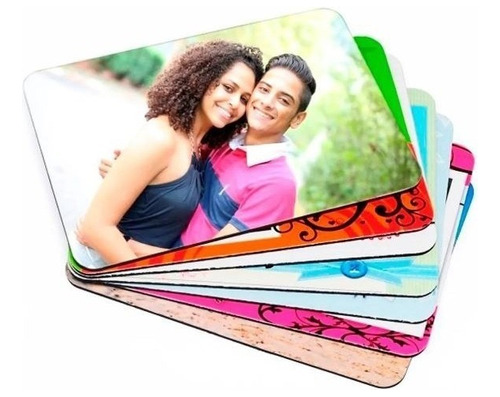 Pack De 10 Mousepad Personalizados Cualquier Diseño 22x19cm