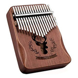 Piano Kalimba 17 Teclas Caoba