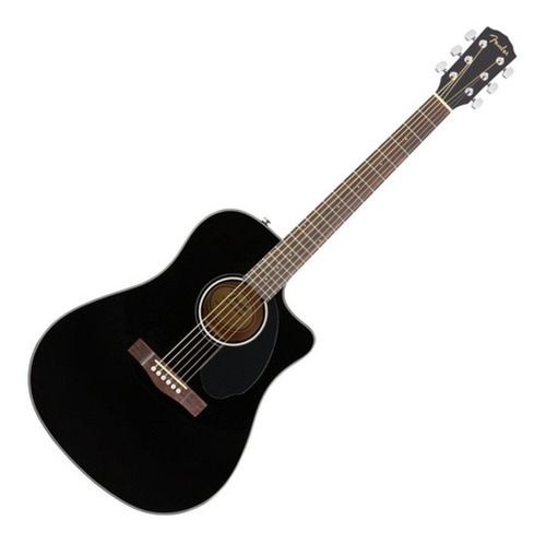 Guitarra Electroacústica Fender Cd60sce Black Palermo