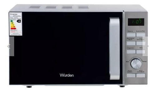 Vendo Microondas Digital Espejado 20 L Wurden Wmw-20dsilver