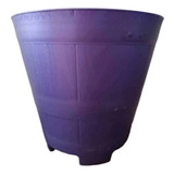 Macetero Modelo Barril Color Morado 23 Cm