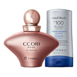 Perfume Ccori Rose + Bloqueador Total - mL a $1340