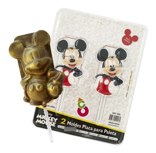 Placa Molde Paleta Pascua Mickey X 2 U Disney Otero Origina 