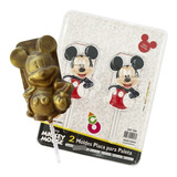 Placa Molde Paleta Pascua Mickey X 2 U Disney Otero Origina 