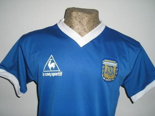 Camiseta Argentina Retro Suplemte 1986 Diego Maradona 