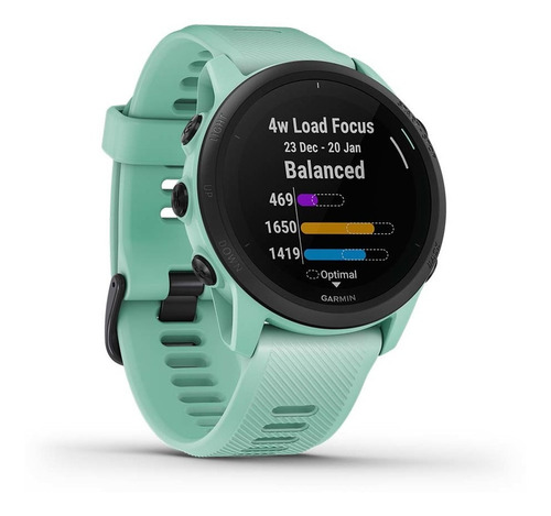 Smartwatch Garmin Forerunner 745 1.2  Caja 43.8mm, Malla  Menta