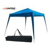 Gazebo Tenda 3x3 Azul Barraca Camping Nautika