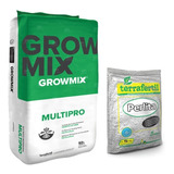 Sustrato Growmix Terrafertil 80 Litros Con Perlita 5dm3