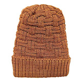 Gorro Unisex Lana Grueso Hombre Mujer Sin Pompom 