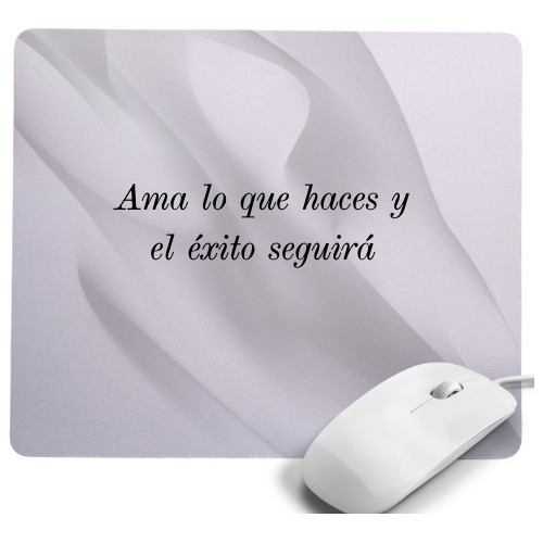 Mouse Pad Moderno Abstracto Minimalista + Nombre O Frase