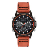 Reloj Hombre Kenneth Cole Rk50966010 Reaction Color De La Correa Naranja Color Del Bisel Negro Color Del Fondo Negro