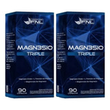 Magnesio Triple Pack 2 Frascos Fnl 90 Caps C/u Dietafitness