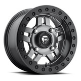 Rines Fuel Anza-d918 Beadlock 14x7.0 4x137 Maveric Can Am X3 Color Matte Gun Metal