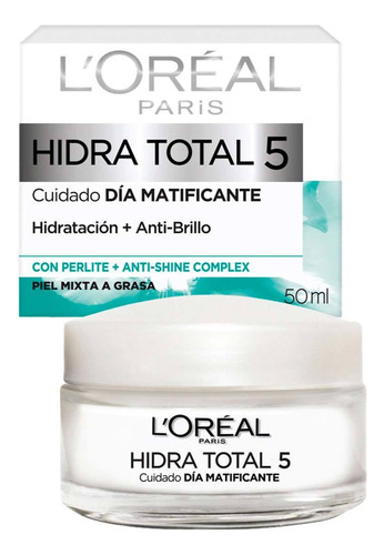 Loreal Hidra Total 5 Crema Anti Brillo Matificante 50ml