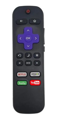 Control Pantallas Rok U Para Tcl Netflix Hulu Youtube Prime