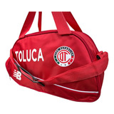 Maleta Deportiva -toluca-negro Rojo Con Zapatera Envio Grati