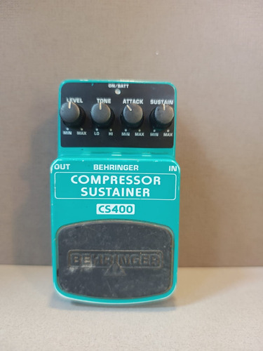 Pedal De Efeito Behringer Compressor Sustainer Cs400