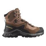 Botas Senderismo Salomon Quest Element  Gtx Cafe Mujer L4715