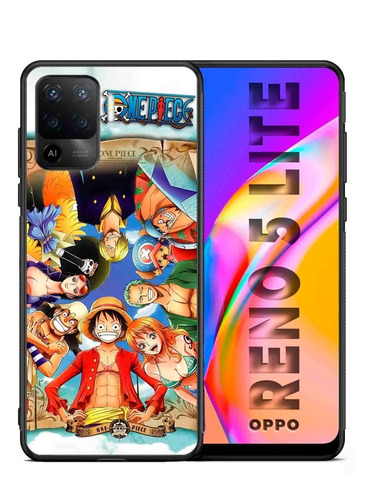 Funda Oppo Reno 5 Lite One Piece Gang Tpu/pm Uso Rudo
