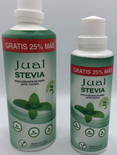 Stevia Liquida Jual X 250cc (frasco)