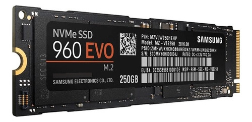 Ssd M2 Samsung 960 Evo - 250 Gb
