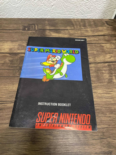 Manual Super Mario World Super Nintendo Snes Original