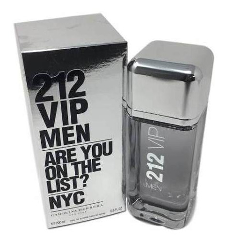 Perfume 212 Vip Men 200 Ml  Eau De Toilette  / 100% Original