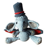 Elefante Tejido Al Crochet Amigurumi