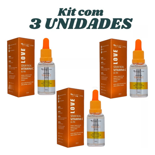 Sérum Vitamina C Para Rosto Oil-free Anti Idade Concentrado