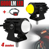 6000lm Luz Leds Faros Para Motos Luces Auxiliares Lupa Autos