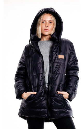 Campera Mujer Inflada Larga Noruega 7006