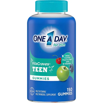One A Day For Him Vitacraves Teen Vitaminas Adolescentes 150 Sabor Frutas | Envío gratis