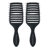 Cepillo Para El Cabello Seco Rápido De La Épica (negro) 2 Pa