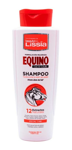 Shampoo Equino Lissia 850 Ml - mL a $21