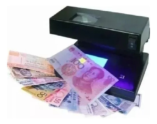 Maquina Detector Probador Revisar Billetes Dinero Falsos+luz