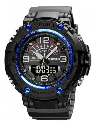 Reloj Para Hombre Skmei Dual Time Watch 1617bu Azul