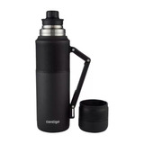 Termo 1200 Ml De Acero Color Negro - Contigo