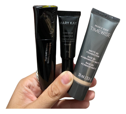 Kit  Rímel Lash Intensy + Base  + Corretivo Yellow Mary Kay