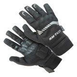 Guante Para Motociclista Rmtech Iconic C/ Touch Negro