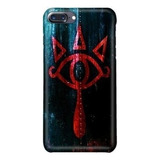 Funda Celular Zelda Ojo Sheikah Efecto Madera Toda Marca 3