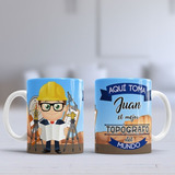 Vasos Tazas Mugs Aqui Toma El Mejor Topografo Personalizado