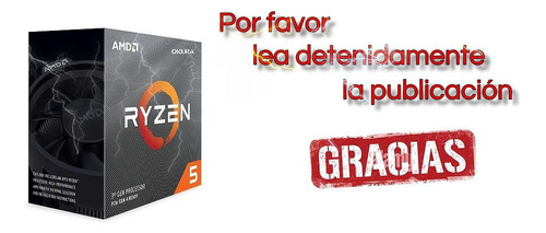 Procesador Amd Ryzen 5 3600 Nuevo! Gtía 1 Año Leer Descrip..