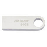 Pendrive Hikvision Hs-usb-m200 64gb 2.0 Plateado Color Gris Liso