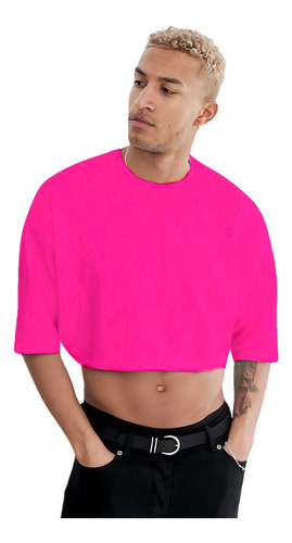 Crop Top Hombre Sexy Moda Casual