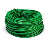 Cable Flexible Automotriz Calibre 10 Verde Rollo 100 Mts